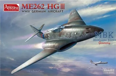 Imagen del producto de AMUSING HOBBY AH48A003: Modelo a escala Me262 HGIII