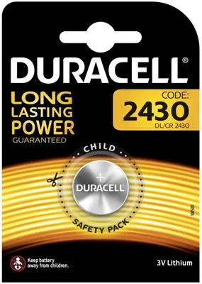 Obrázek produktu pro Duracell - Baterie Duracell 2430 Lithium | 1 kus | 10 kusů