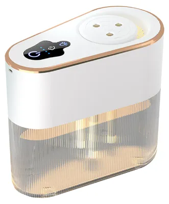 Produktbild von Luftbefeuchter, 2,2 l, großes Fassungsvermögen, USB-Aufladung, Dreifachspray, Aroma-Diffusor für Zuhause, Schlafzimmer, Büro, Weiß