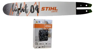 Produktbild von STIHL Führungsschiene Rollomatic E 35cm / 14" - 3/8"P - 1,3 mm 30050004809 + 1x Sägekette Picco Micro  3/8P 1,3 mm 36360000050