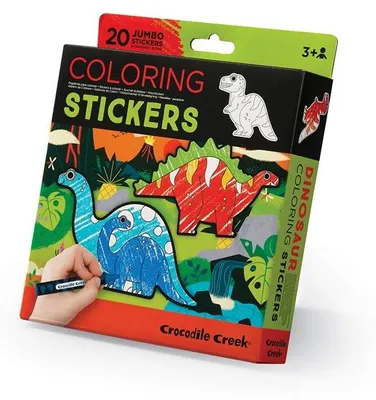 Produktbild von Crocodile Crusmal Sticker Dinosaurier - 20 Stück