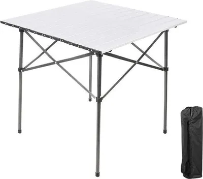 Produktbild von Famanu Klapptisch Aluminium Leichtgewicht - Weiß