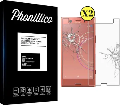 Zdjęcie produktu dla Szkło hartowane do Sony Xperia XZ1 COMPACT [2 sztuki] Folia ochronna na ekran odporna na zarysowania Phonillico®