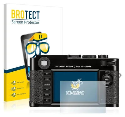 Produktbild von 2x Für Leica M (Typ 262) Schutzfolie BROTECT Displayschutz Display Schutz Folie Klar Transparent