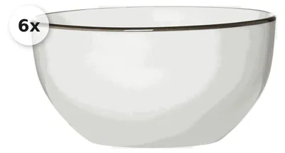 Produktbild von Müslischale 590ml 6er Set Adela grau