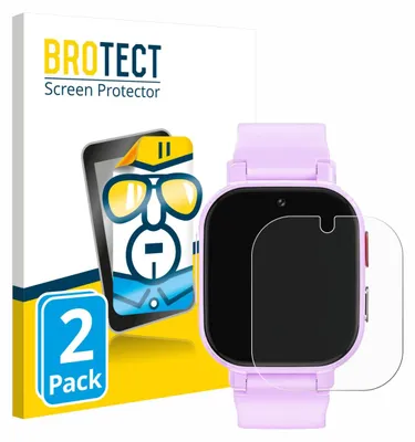 Produktbild von 2x Für Alutoria Kids Smartwatch 1.42" Schutzfolie BROTECT Displayschutz Display Schutz Folie Klar Transparent