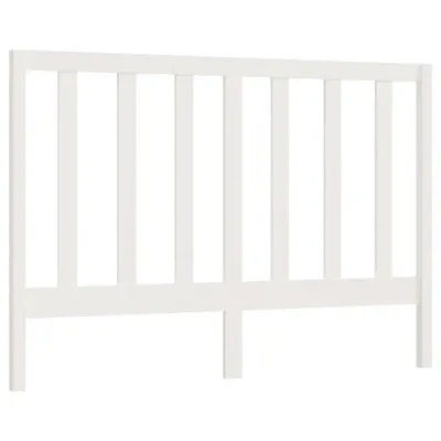 Obrázok produktu pre vidaXL Čelo postele biele 146x4x100 cm Masívne borovicové drevo