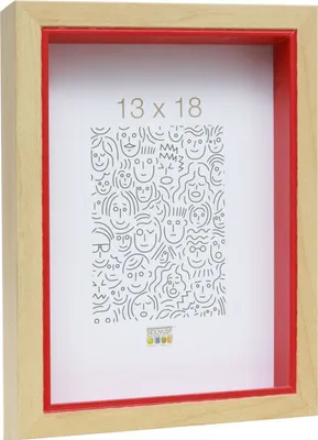 Produktbild von Deknudt S40BH Holzrahmen rot 20x30 cm