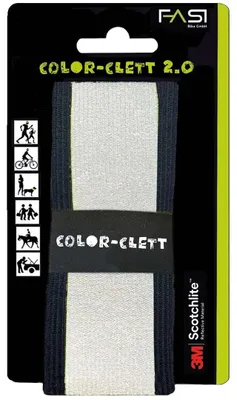 Produktbild von Fasi Reflektorarmband Color-Clett 2.0 schwarz