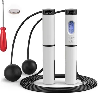 Produktbild von Gewichtetes, kabelloses Springseil für Fitness und Indoor-Training, geeignet für Männer und Frauen