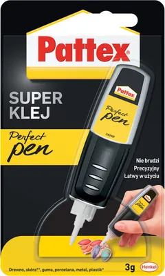 Immagine prodotto di Pattex Super Glue Perfect Pen 3g colla di precisione incolore impermeabile