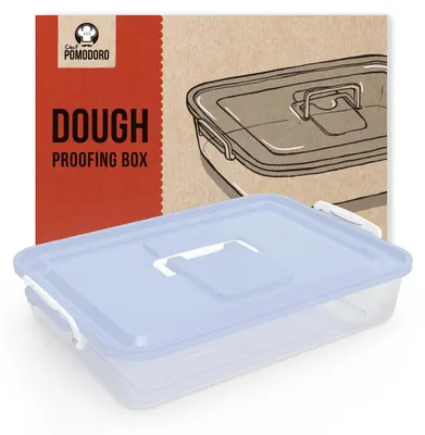 Immagine prodotto di Contenitore lievitazione impasto - Con coperchio - 35 x 30,5 cm - Blu