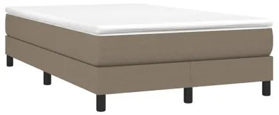 Produktbild von vidaXL Boxspringbettgestell Taupe 120x200 cm Stoff