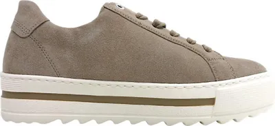 Imagen del producto de Zapatos deportivos de mujer Gabor, modelo con cordones, color marrón, para uso diario