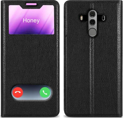 Obrázek produktu pro Cadorabo Protective Case for Huawei MATE 10 PRO Case in Black Pouzdro na mobilní telefon typu kniha Cover Etui
