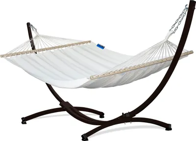 Obrázok produktu pre Potenza Hojdacia sieť s rámom Dvojitá hojdacia sieť s tyčou 215x140 cm I Rám 220 kg
