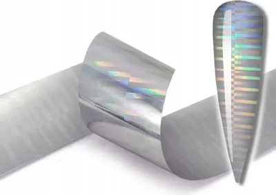 Produktbild von Transferfolie 10X2,5Cm Holographische Streifen