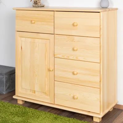 Produktbild von Sideboard, Kommode - Farbe: Natur, Breite: 100 cm