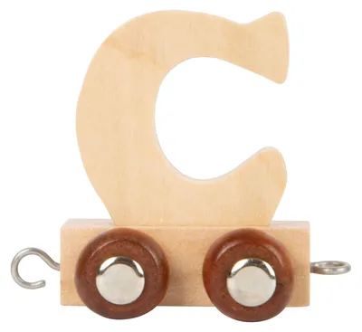 Produktbild von Small Foot - Buchstabenzug aus Holz - c - 12 Stück