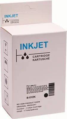 A white cardboard box for an inkjet cartridge.
