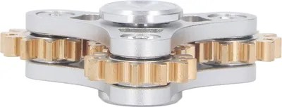 Obrázek produktu pro 4 Gears Fidget Bearing Toy Stress Reducer Anxiety Game Brass pro děti dospělé Silver