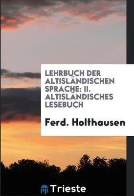 Produktbild von Lehrbuch der Altisländischen Sprache