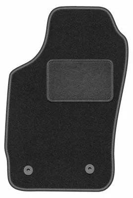 Image de Tapis conducteur en moquette pour Peugeot 205 1983-1998 (à hayon) – 1 pièce, gris graphite, sur mesure – Wielganizator LUX