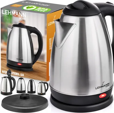 Produktbild von Lehmann Reisewasserkocher 2200W 1,8L Schnell Edelstahl