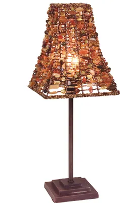 Produktbild von Näve Leuchten Tischleuchte BELLA mit E14 Tischleuchte BELLA mit E14 Tischleuchten - Tischleuchte "BELLA" H: 40cm, Tischlampe aus Metall in braun, 40 cm hoch, Ø 15,5 cm, E14-Fassung