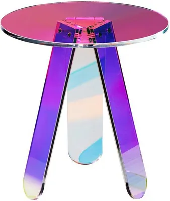 Produktbild von Famanu Beistelltisch Acryl 450 x 480 mm - maximale Belastung 10 kg - einfache Montage