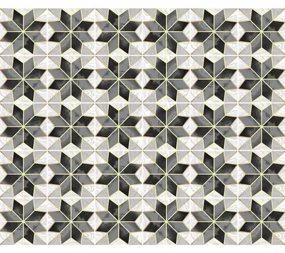 Image de Autocollants décoratifs pour meubles – 30 autocollants Tisinia imitant des carreaux de ciment – 30 autocollants de 10 x 10 cm