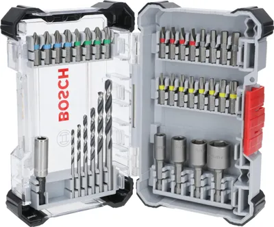 Image de Jeu de forets à visser et forets à métaux HSS Extra Hard Bosch à poser 35 pièces - 2607017726