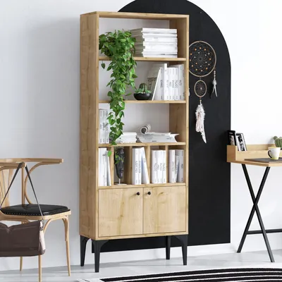 Produktbild von Skye Decor, Pollux, Bücherregale, Saphir-Eiche, 60 x 175 x 30 cm