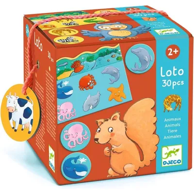 Image de Jeu de loto avec des animaux, Djeco