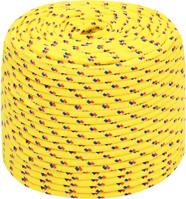 Produktbild von vidaXL Bootsseil Gelb 6 mm 25 m Polypropylen