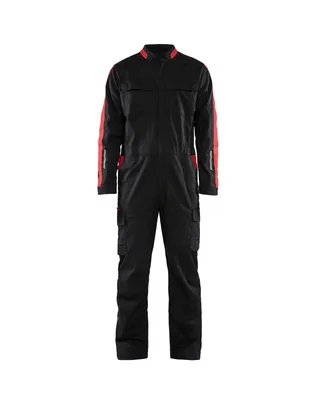 Produktbild von Blakläder® Industrie Overall Stretch 6144 1832 in div. Farben, Farbe:schwarz/rot, Größe:58