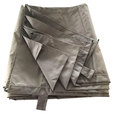 Imagen del producto de Pérgola impermeable, de 3 x 4 metros, color beige, para jardín