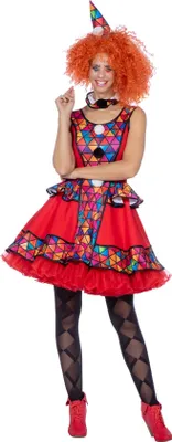 Produktbild von Clown-Kleid für Damen