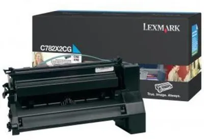 Immagine prodotto di Lexmark C782X2CG cartuccia toner 1 pz Originale Ciano