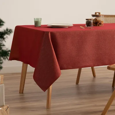 Obrázek produktu pro Vánoční ubrus Elegant – a odolný, červený, 140 x 240 cm