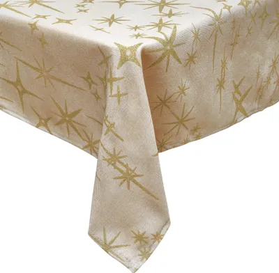 Produktbild von Canvas-tischdecke stern 140x240cm beige - Atmosphera créateur d'intérieur