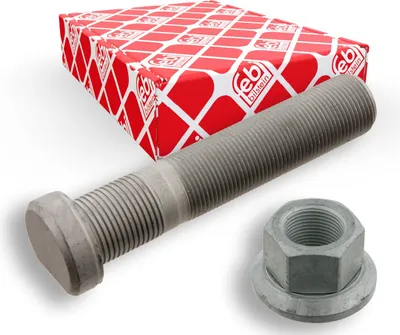 Produktbild von FEBI BILSTEIN Radbolzen 35503 Hinten passend für MERCEDES-BENZ AXOR 27mm 120mm Stahl 46mm 0,358kg
