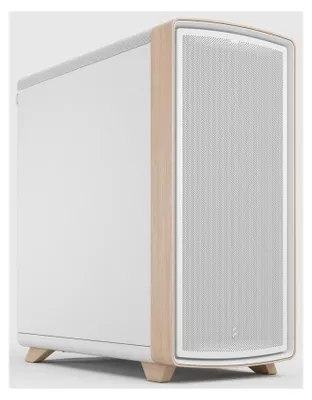 Imagen del producto de Fractal Design Summit, color blanco, torre media, para PC, compatible con Mini-ITX, Micro ATX, ATX y EATX, ideal para gaming