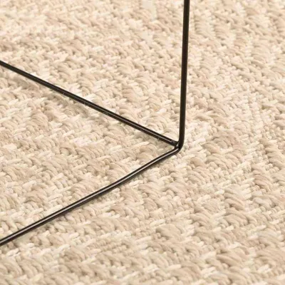Produktbild von vidaXL Teppich ZIZUR Beige Ø 120 cm Jute-Optik Indoor und Outdoor