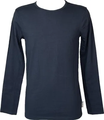 Immagine prodotto di T-shirt uomo BIKKEMBERGS maglia manica lunga girocollo cotone elasticizzato articolo BKK1UTL10SI single t-shirt, L - EU L - US M - FR 4, Cotone 95%,Spandex 5%
