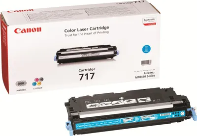 Produktbild von Canon 717 Cyan - Cyan - original - Tonerpatrone