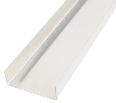 Image de Alberts 462970 Tôle lisse, bordée, en forme de U, aluminium, naturel, 1000 x 20 x 58 x 20 mm