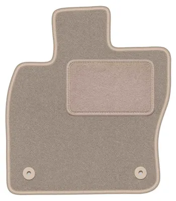 Image de Tapis conducteur en moquette pour Seat Ateca 2016- (crossover) – 1 pièce, beige, sur mesure – Wielganizator LUX