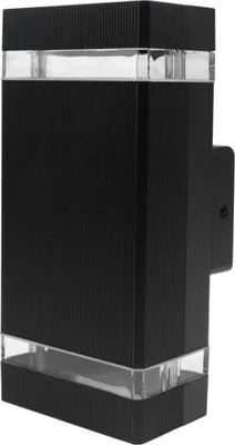 Produktbild von Fassadenleuchte OE-2C 2xGU10 100x110x240 SCHWARZ