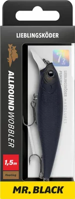 Produktbild von Lieblingsköder Allroundwobbler Mr. Black